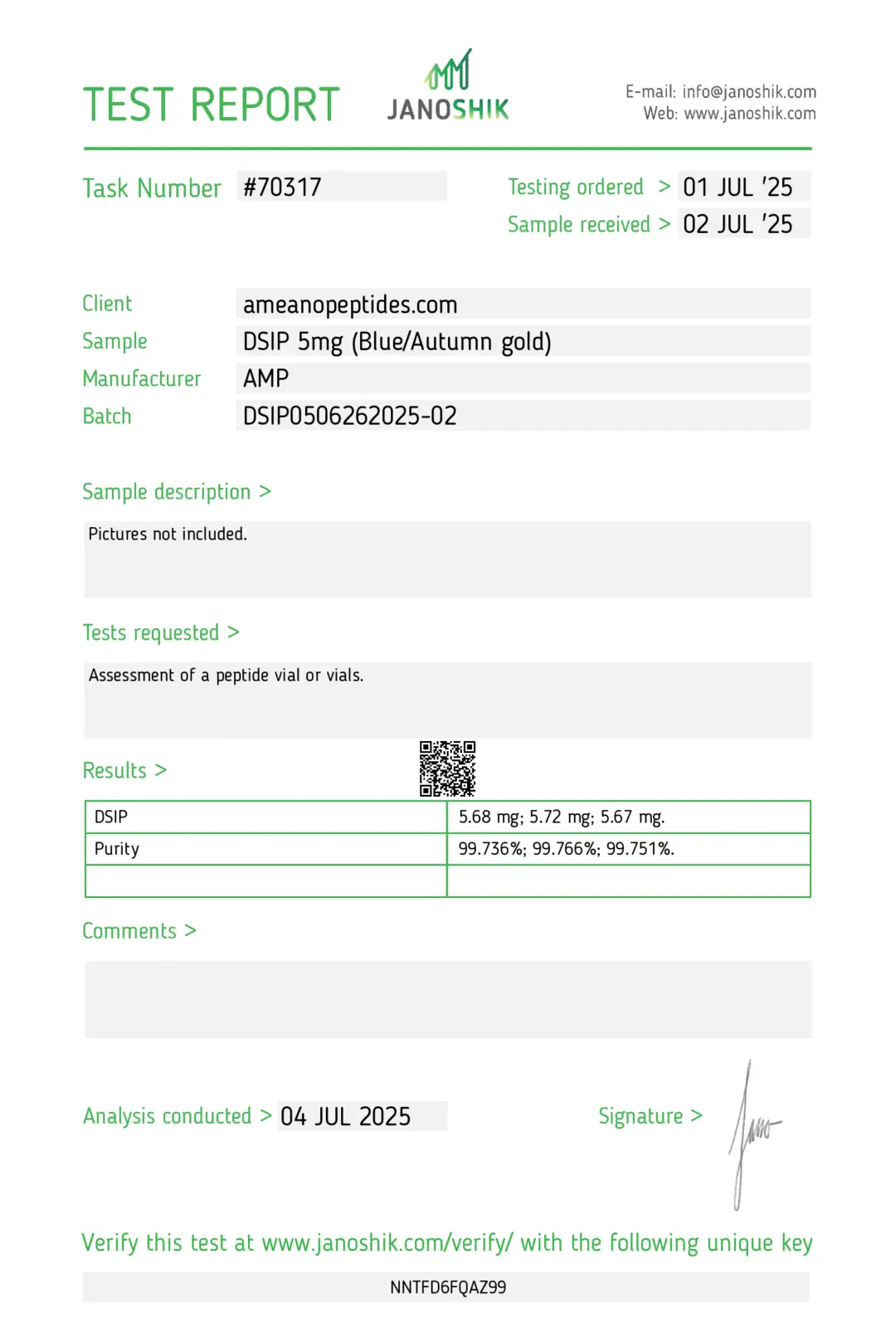 DSIP 5mg – High Purity Research Peptide | AMP